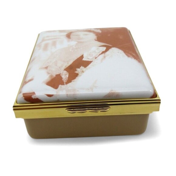 HALCYON DAYS Queen Elizabeth The Queen Mother Limited Edition Box #280 Enamel - Picture 3 of 9